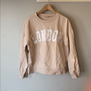 Scotch & Soda London Crewneck Sweater Women’s Large 100% Cotton Neutral
